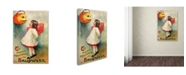 Trademark Global Vintage Apple Collection 'Halloween Expectations' Canvas Art - 12" x 19"